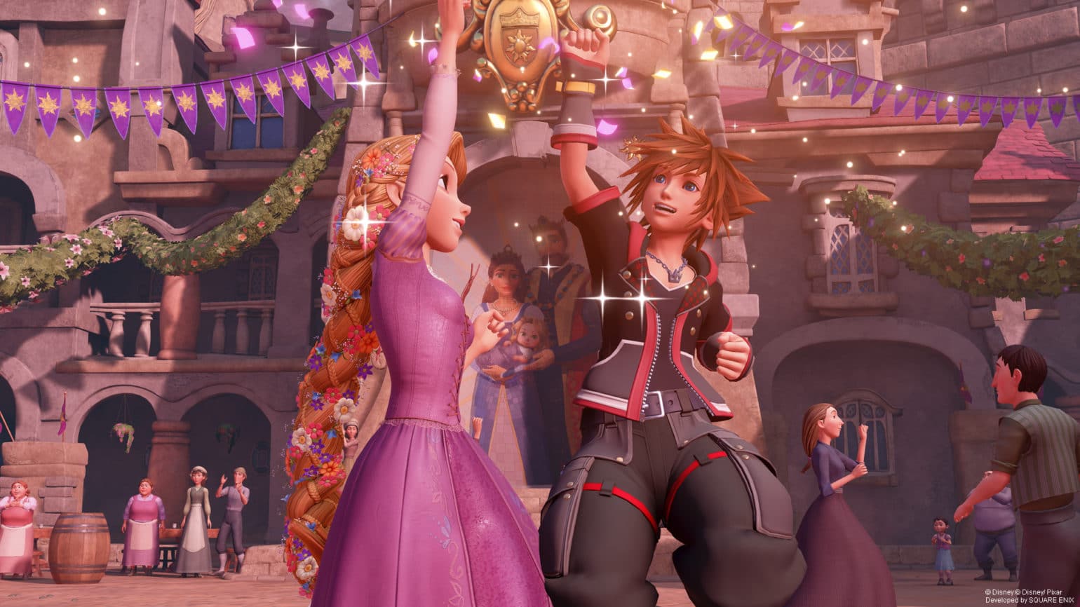 Kingdom Hearts III Sora et Raiponce