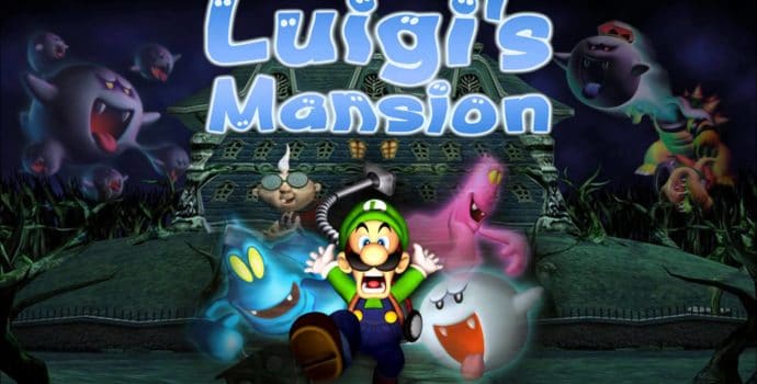 Luigi's Mansion - montage jaquette