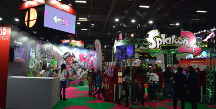 Paris Games Week stand Nintendo Splatoon 2