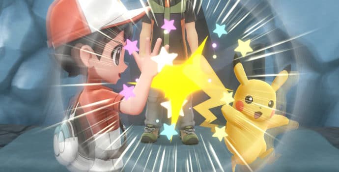 Pokémon Let's Go! - High Five Pikachu