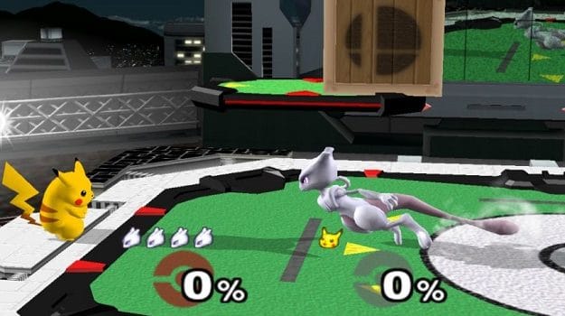 Super Smash Bros. Pikachu Mewtwo