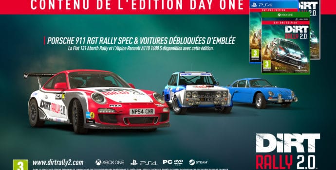 dirt rally 2.0 - bonus day one édition