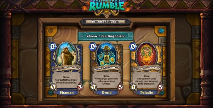 hearthstone jeux de rastakhan sanctuaires