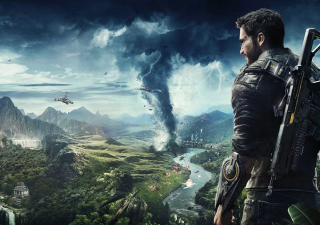 just cause 4 Rico Rodriguez face à la tempête