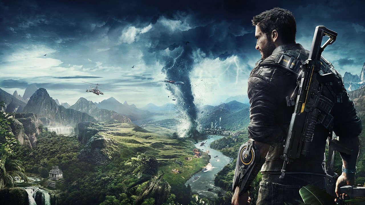 just cause 4 Rico Rodriguez face à la tempête