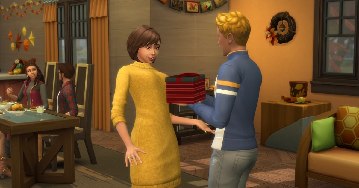 sims 4 positivite cadeau