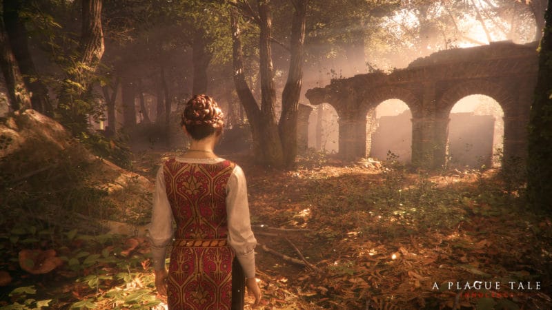 A Plague Tale: Innocence Amicia dans la forêt