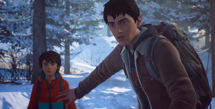 Life is Strange 2 les frères Diaz dans la neige