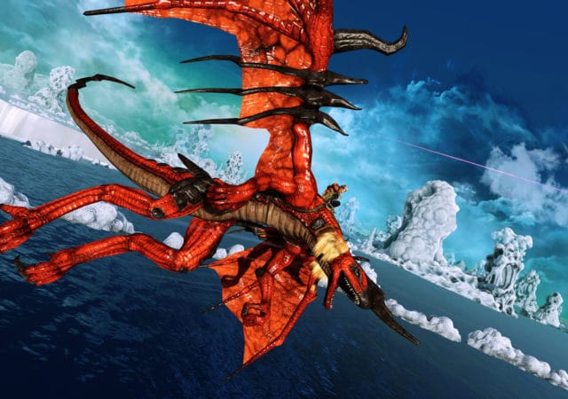 Panzer Dragoon Dragon rouge