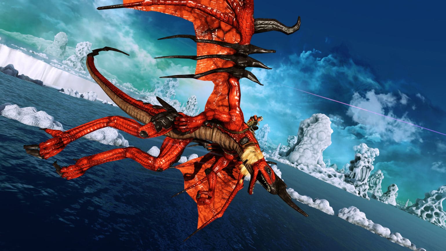 Panzer Dragoon Dragon rouge