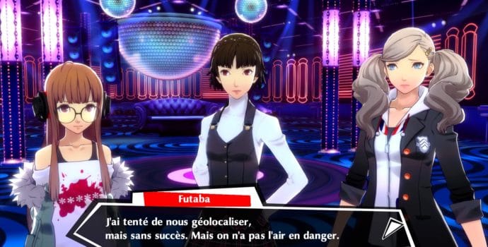 Persona Dancing 3 et 5 Futaba, Makoto et Ann