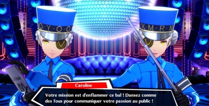 Persona Dancing 3 et 5 Caroline et Justine