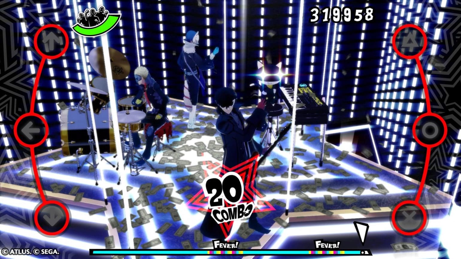 Persona Dancing 3 et 5 Les voleurs fantômes en action