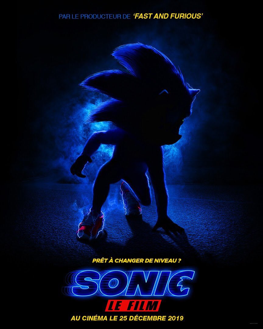 Sonic le film premier visuel