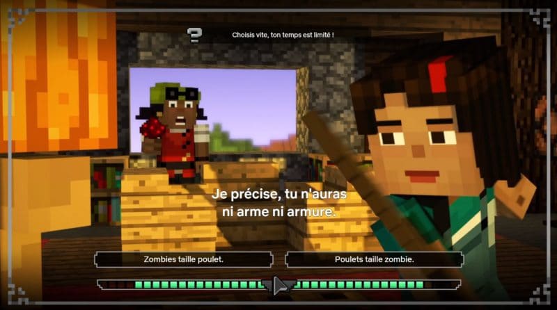 choix minecraft story mode