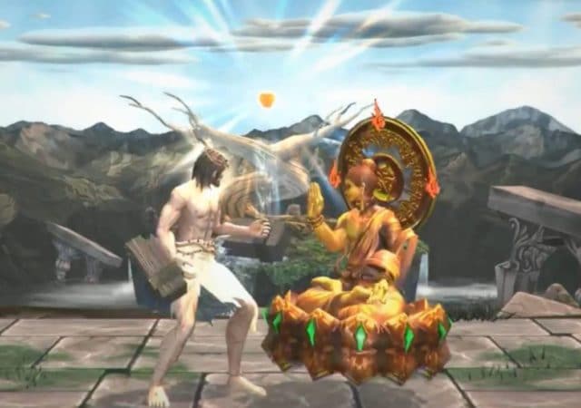 fight of gods jesus vs buddha sur switch