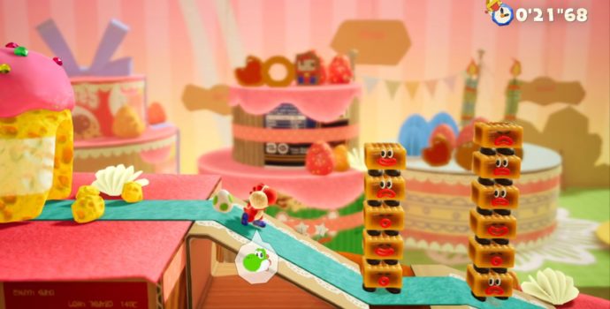 Yoshi's Crafted World niveau