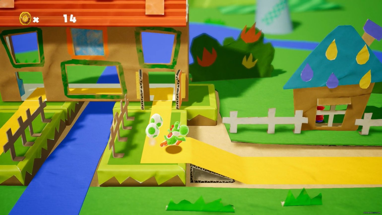 yoshi's crafted world - niveau