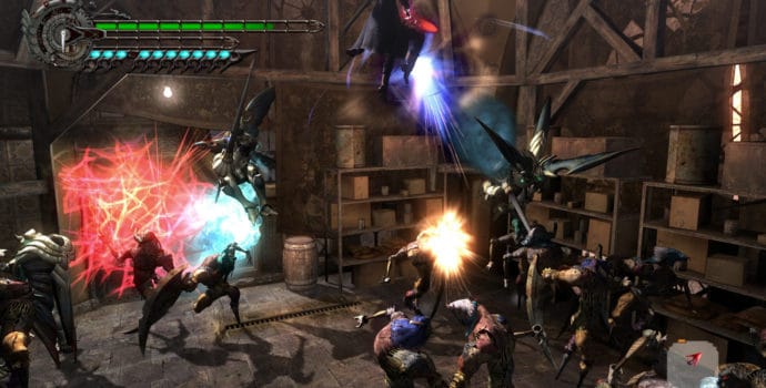 Devil May Cry 4 Nero contre les épouvantails