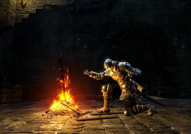 Dark Souls REMASTERED- feu de camp