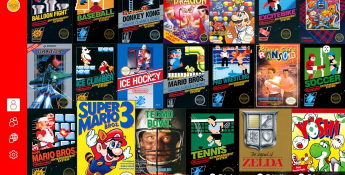 nes switch online - liste jeux