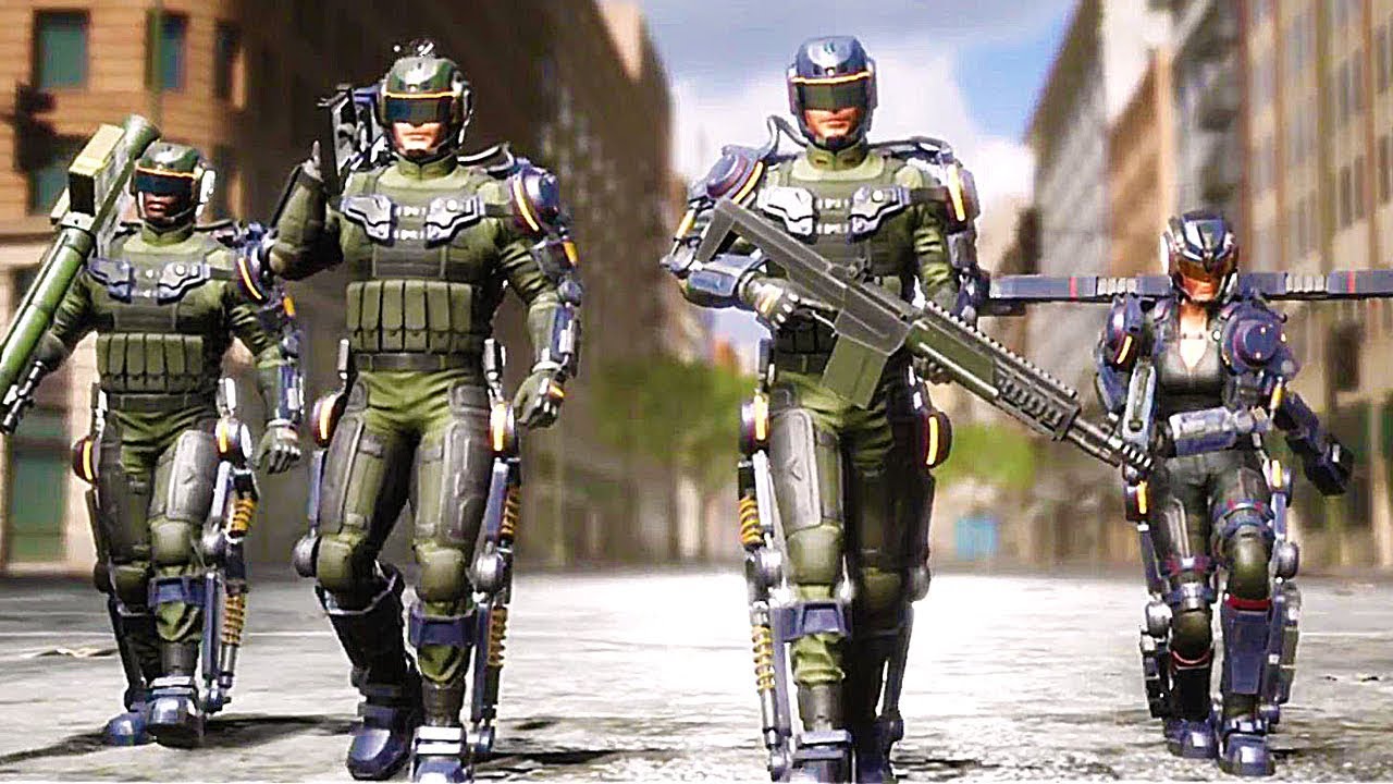 Earth Defense Force: Iron Rain soldats