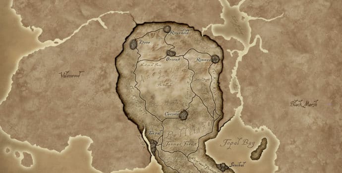 The Elder Scolls Online la carte d'Elsweyr