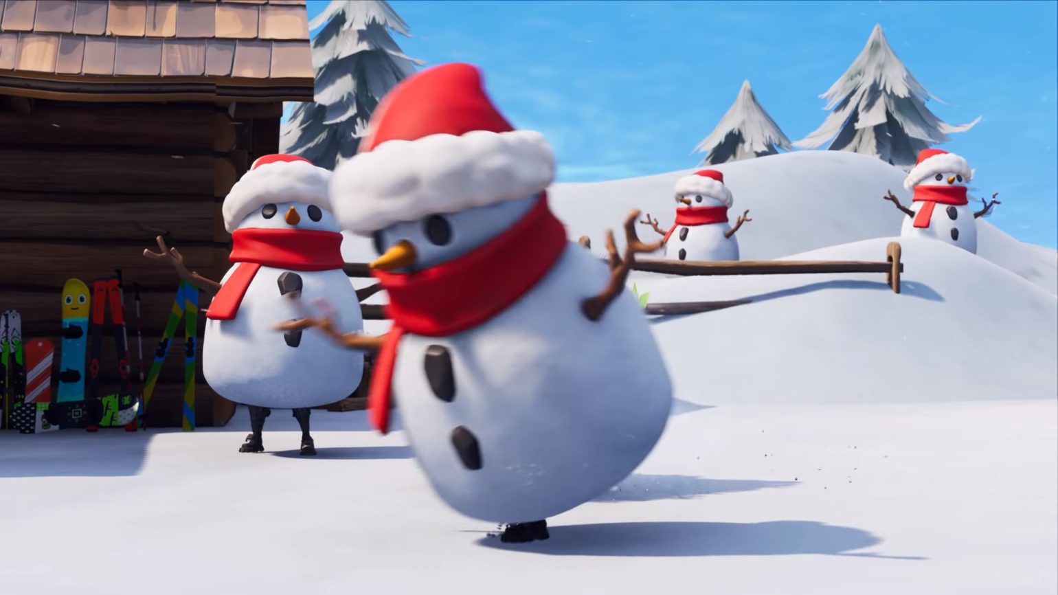 fortnite bonhommes de neige furtifs