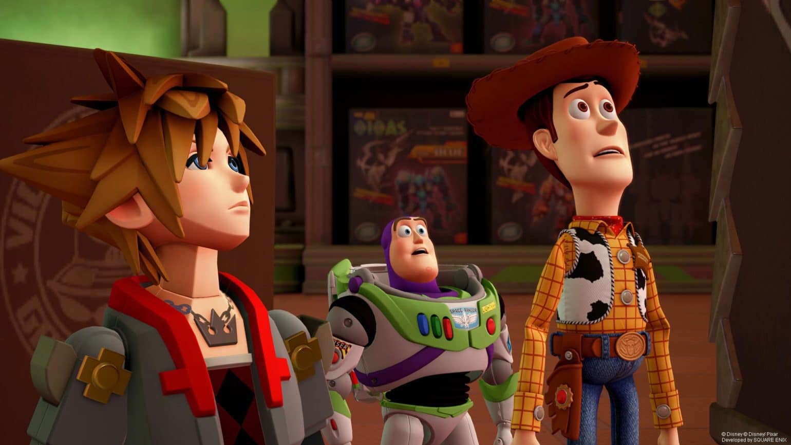 Kingdom Heart III Sora Woody et Buzz