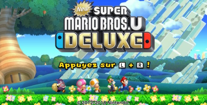 New Super Mario Bros. U Deluxe - Ecran Titre