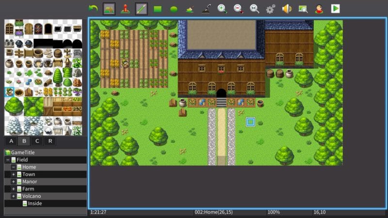 RPG Maker MV - map