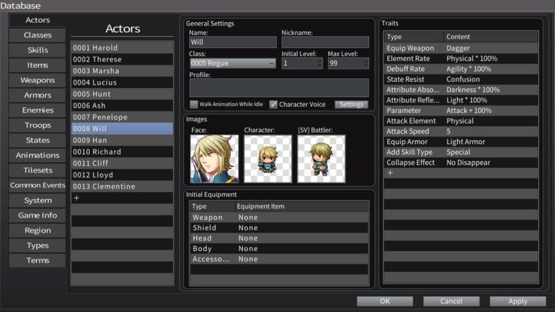 RPG Maker MV - npc sprite