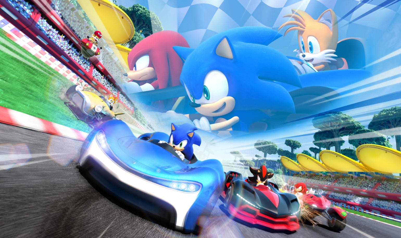 Sonic Team Racing cover illustration