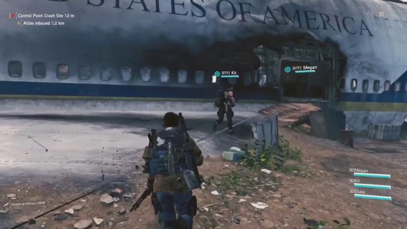 The Division 2 - avion écrasé escouade