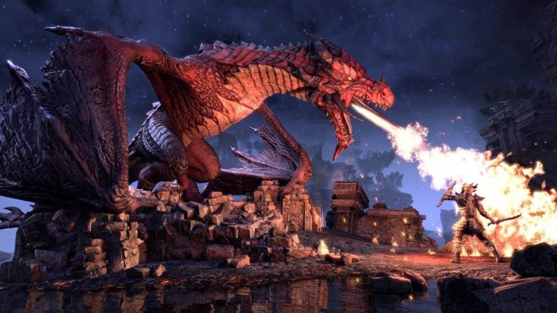 The Elder Scrolls Online : Nahviintaas le dragon impitoyable.