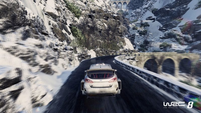 WRC 8 fiesta neige vitesse