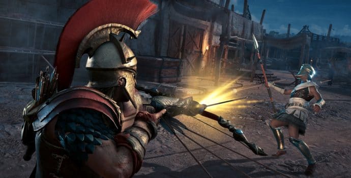 assassin's creed odyssey l'héritage de l'ombre tir rapide