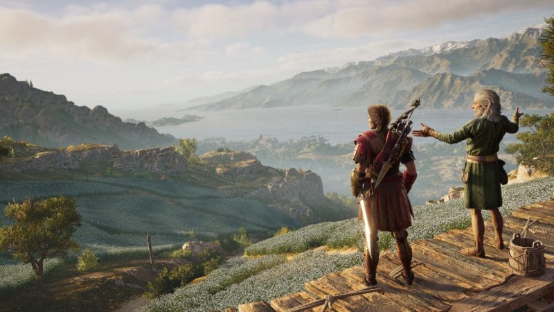 assassin's creed odyssey l'héritage de l'ombre Alexios panorama