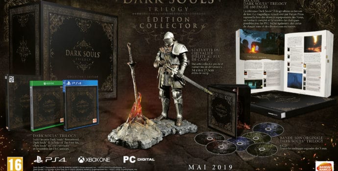 L'édition collector du jeu Dark Souls Trilogy