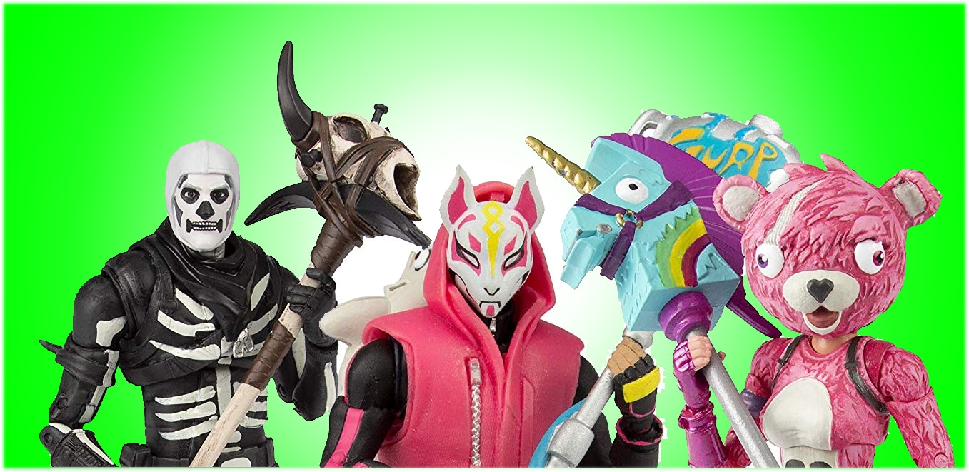 Une collection de figurines Fortnite par McFarlane Toys