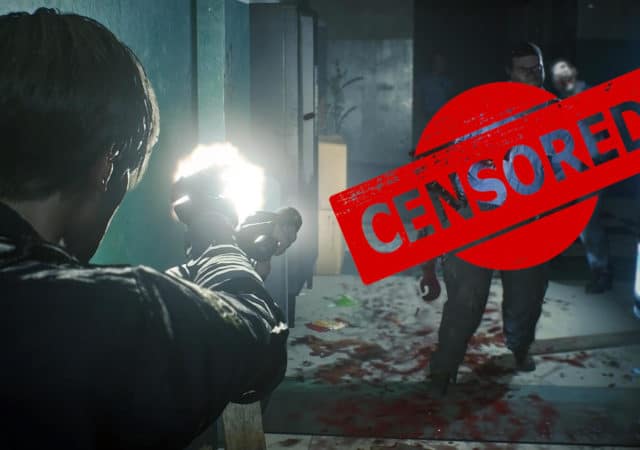 resident evil 2 censure une