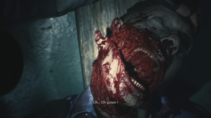 resident evil 2 démo 1-shot cadavre