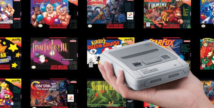 snes mini - liste jeux