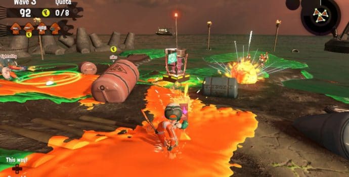 splatoon 2 - salmon run