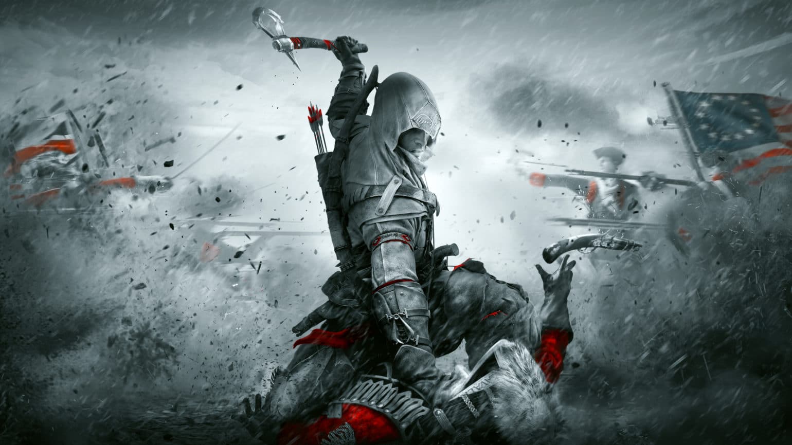 Assassin's Creed III Remastered Connor massacre un anglais