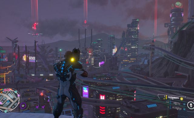 Crackdown 3 ville néons