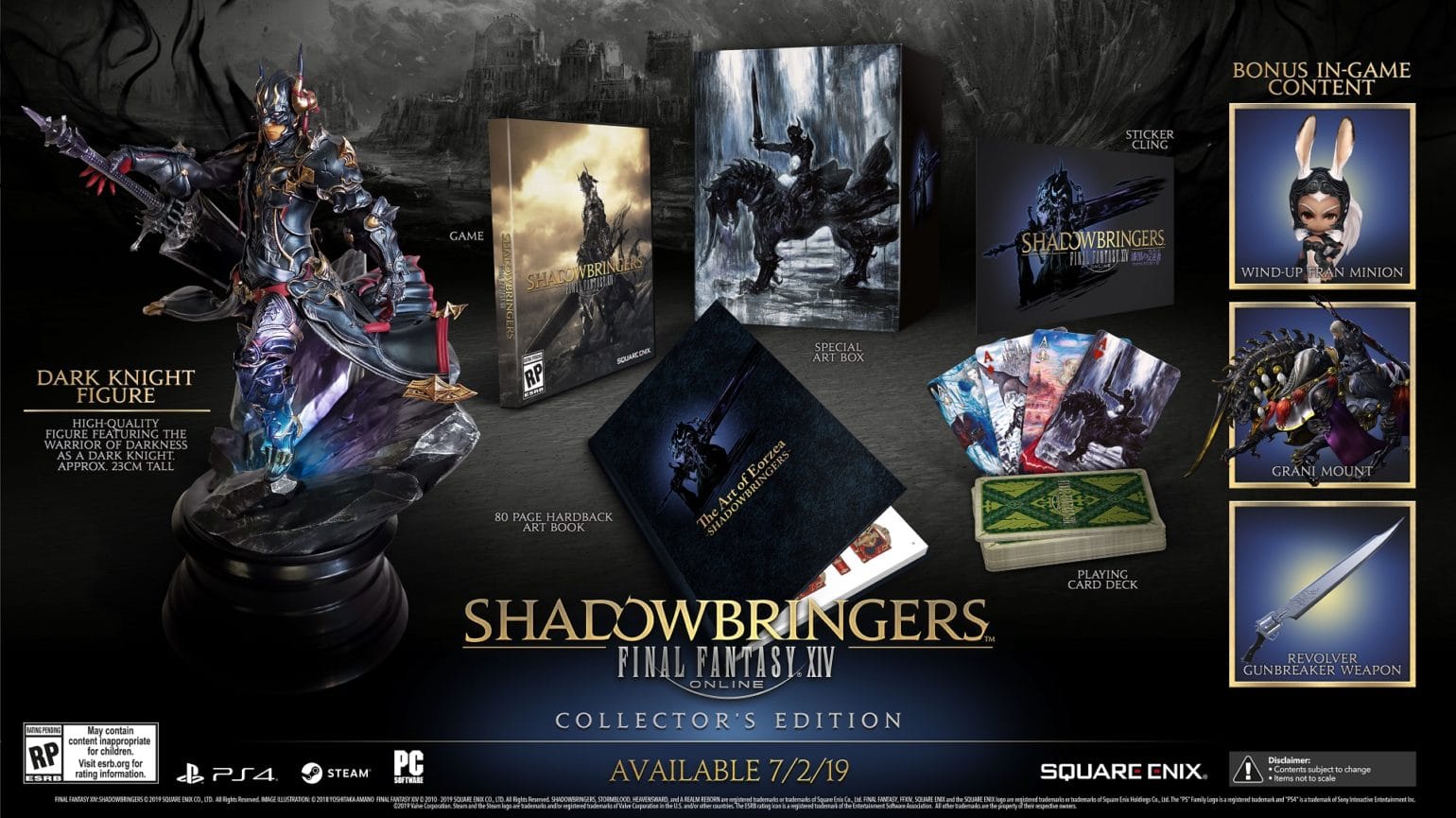 Final Fantasy XIV Shadowbringers - Contenu édition collector