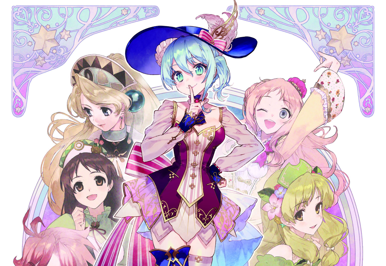 Nelke & the legendary alchemists illustration box design