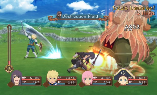 Tales of Vesperia Definitive Edition - Combat contre un Tréant