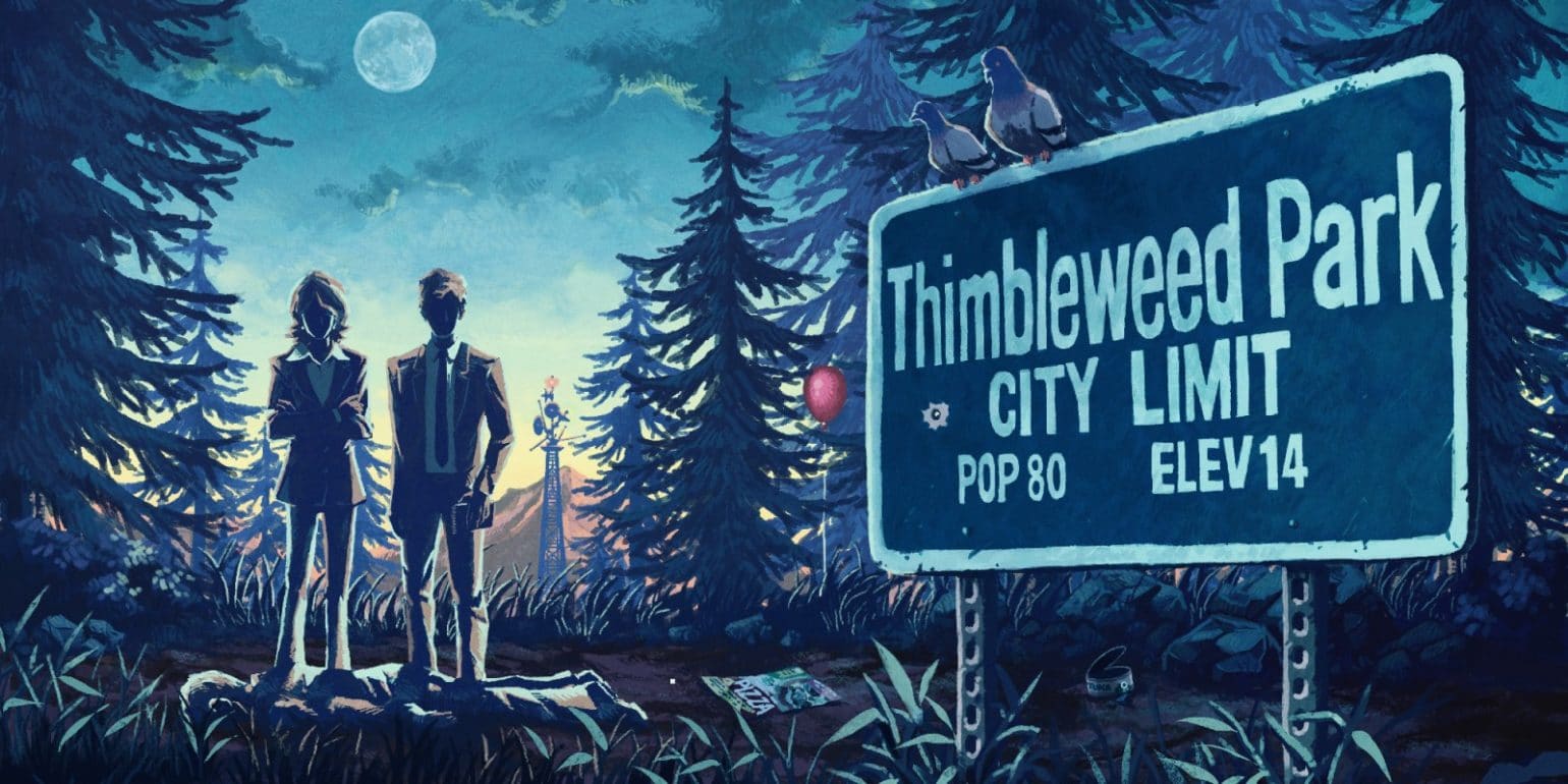 Thimbleweed park box art